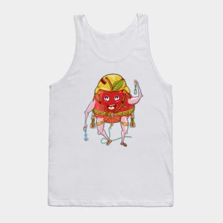 An apple rock climbing Tank Top